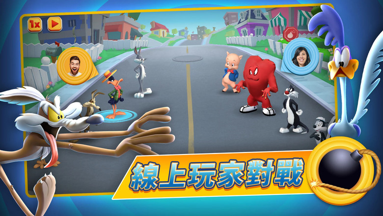 《Looney Tunes&trade; 反斗世界 - ARPG》 樂一通 華納兄弟卡通系列 IP 兔巴哥、太菲鴨、火星人瑪文和所有經典卡通角色 組織最強大的「卡通隊伍」在樂一通世界掀起瘋狂大亂鬥