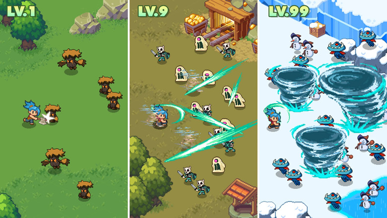《Guardian War: RPG Pixel Games》 1月24 通知上架 守護者戰爭:角色扮演 像素遊戲 | 大地圖探索型 ARPG 解鎖迷霧 收集材料 建設村莊 招募夥伴 拯救公主