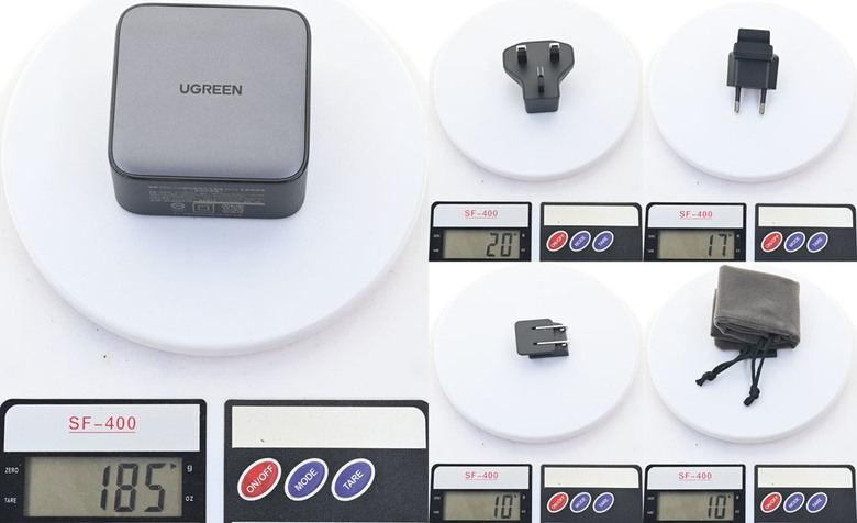點我看大圖 UGREEN綠聯65W三埠GaN快速充電器多國轉接版CD296開箱