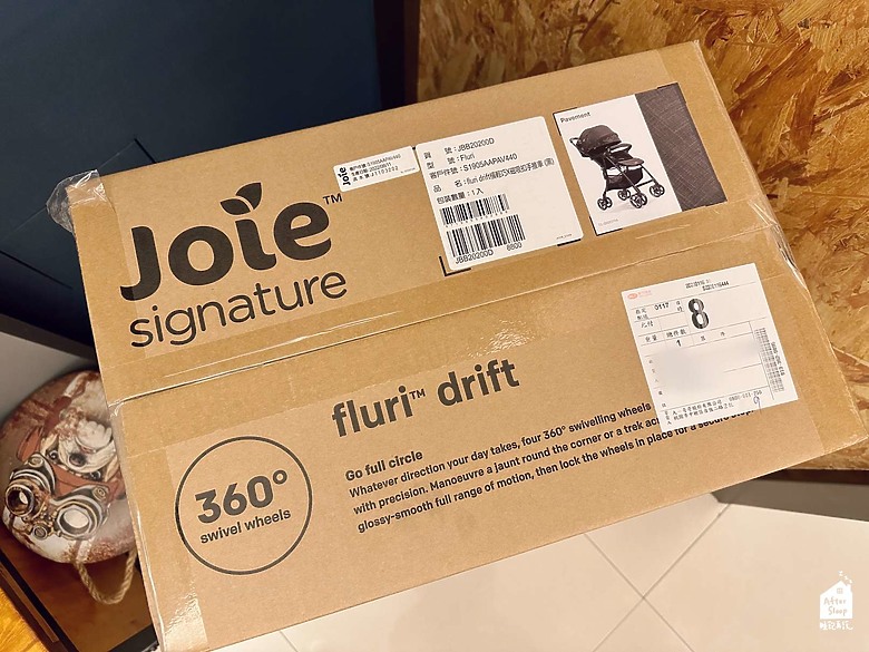 育兒用品｜JOIE FLURI DRIFT嬰兒推車＿超輕巧又可靈活移動的好幫手