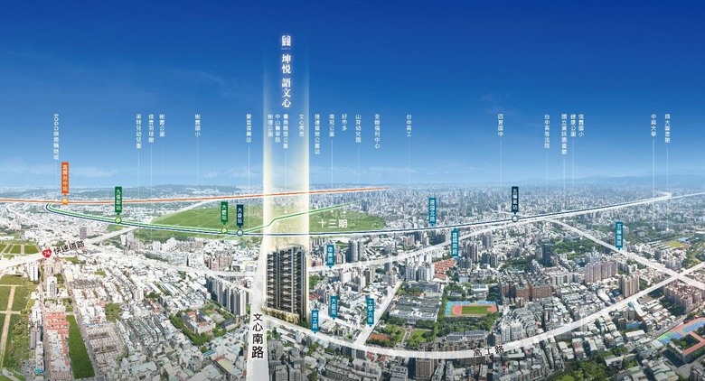住進南區傳承系地標「坤悅語文心」多睡半小時實現牽起孩子上學散步