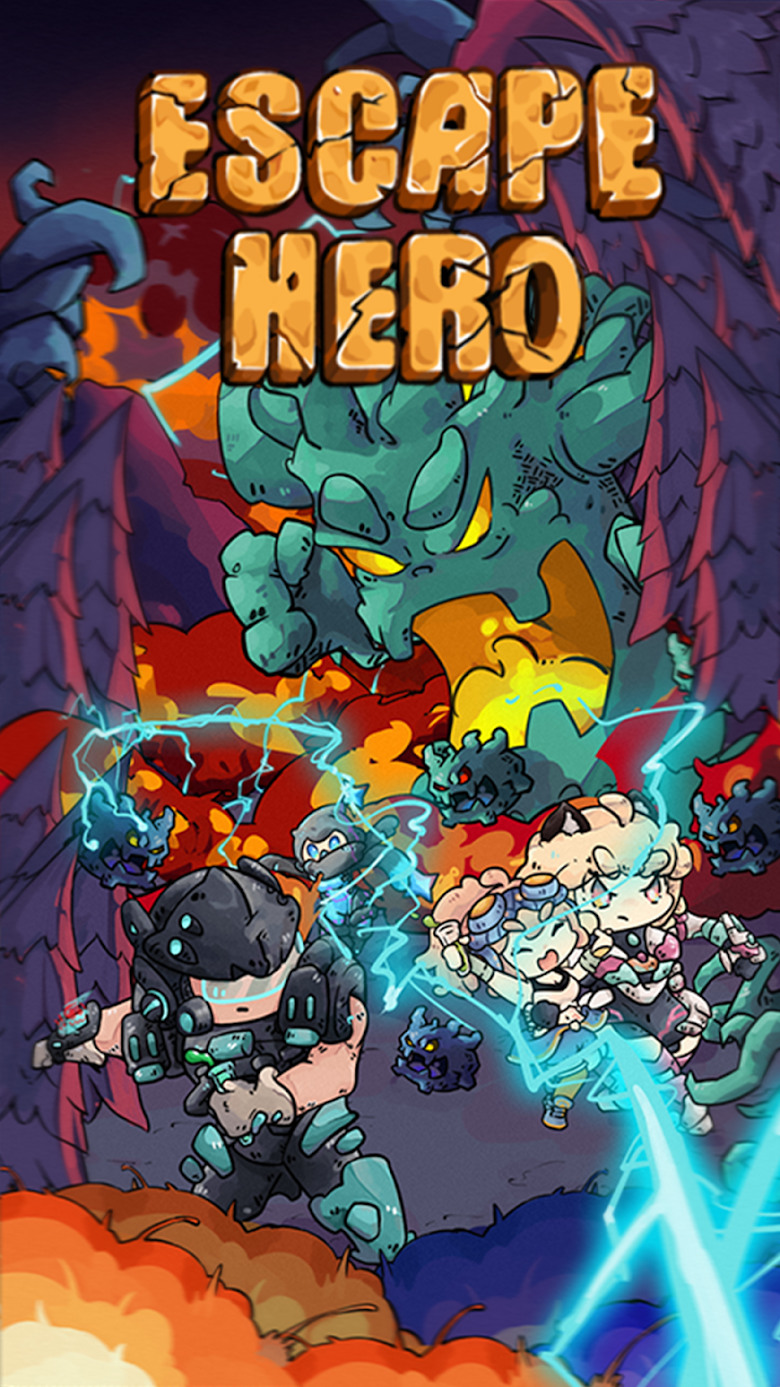 《逃出生天》 ESCAPE HERO 1月12日 更新搶先體驗 倉庫番迷宮解謎像素 RPG 探索科幻地牢 解救人質 擊敗外星怪物 | 策略思考 解謎冒險 經典倉庫番推箱+賽博龐克像素RPG+密室逃脫