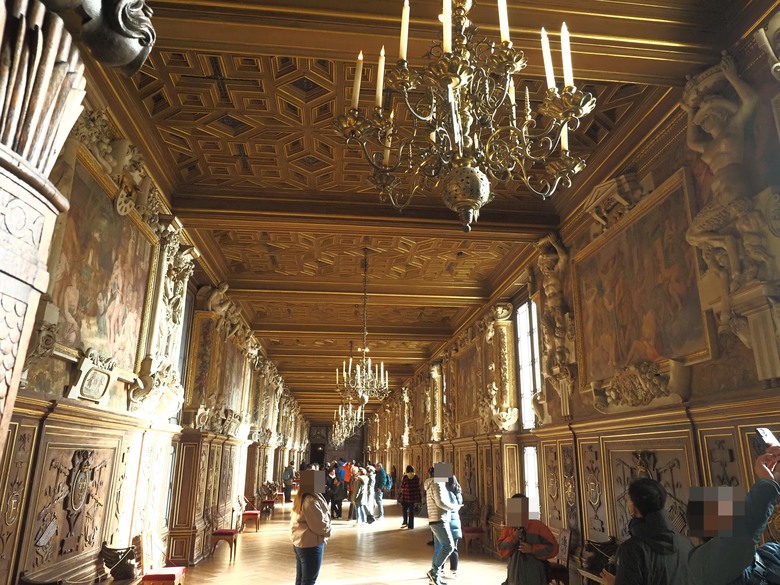 楓丹白露宮(Chateau de Fontainebleau),外掛凱旋門(Arc de Triomphe)、聖母院(Cathédrale Notre-Dame de Paris)、歌劇院(Palais Garnier)、莫里哀噴泉(Fontaine Molière)、聖米歇爾噴泉(Fontaine Saint-Michel) — 世界文化遺產 之 楓丹白靈宮及其園林(Palace and Park of Fontainebleau) — 2023年冬季歐洲行旅 第八部