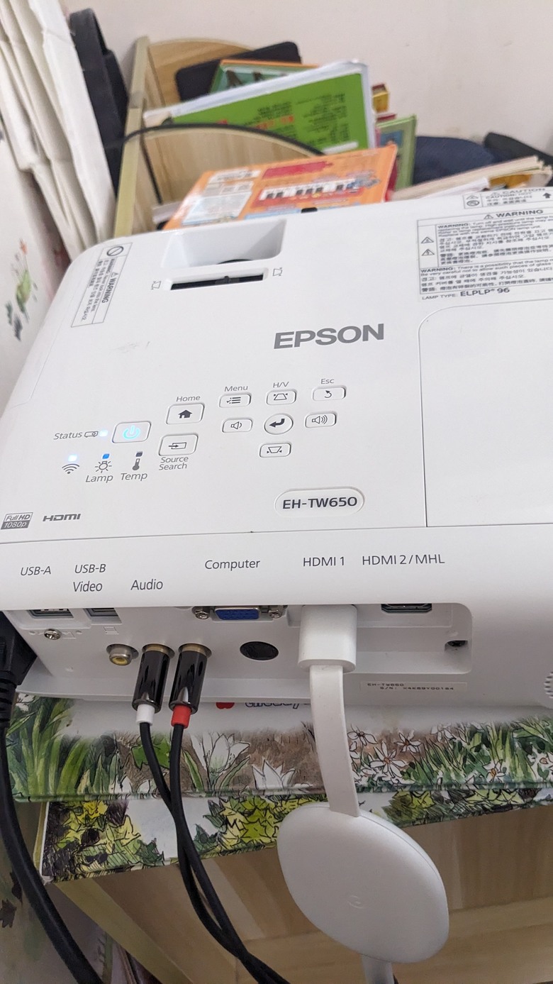EPSOM EH-TW650投影機接音響的問題
