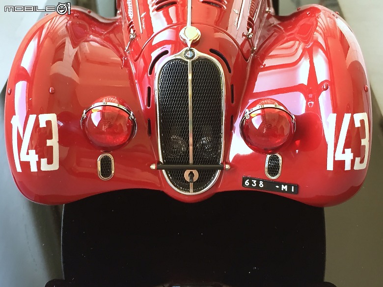 日本Make Up Co.,Ltd. / 酒井文雄 聯名 - 原廠完成品 1/12 Alfa Romeo 8C 2900B Mille Miglia 1938
