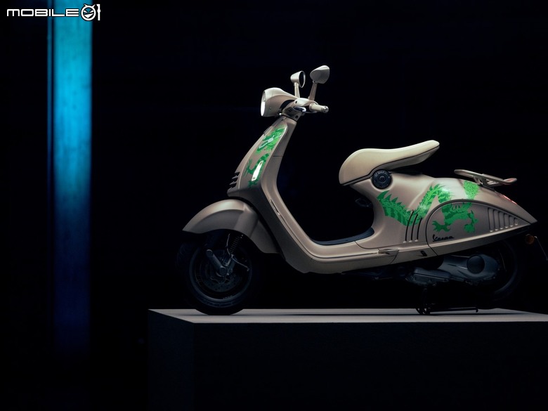 【海外新訊】翠龍盤身尊絕不凡！Vespa 946龍年限定特仕版隆重亮相！