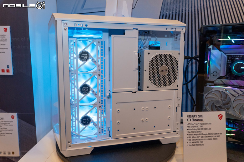 【CES2024】微星推出可透視晶膜屏機殼配件,隨玩家心意自行設定更炫目機殼外觀呈現