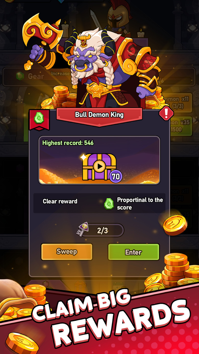 《Idle Quest》 1月12日 更新 搶先體驗 英雄戰士放置型 RPG 玩法跟"史萊姆傳奇"一樣 | 豎屏直立式 上方戰鬥下方養成 完成任務 召喚技能裝備與夥伴 展開冒險之路