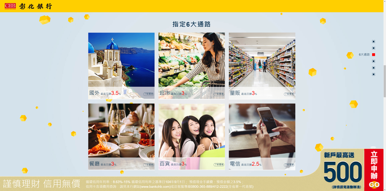 【YC開卡 <彰化銀行 e財寶數位帳戶&My樂現金回饋卡>】最高1.6%活儲利率、指定行動支付最高享6%現金回饋