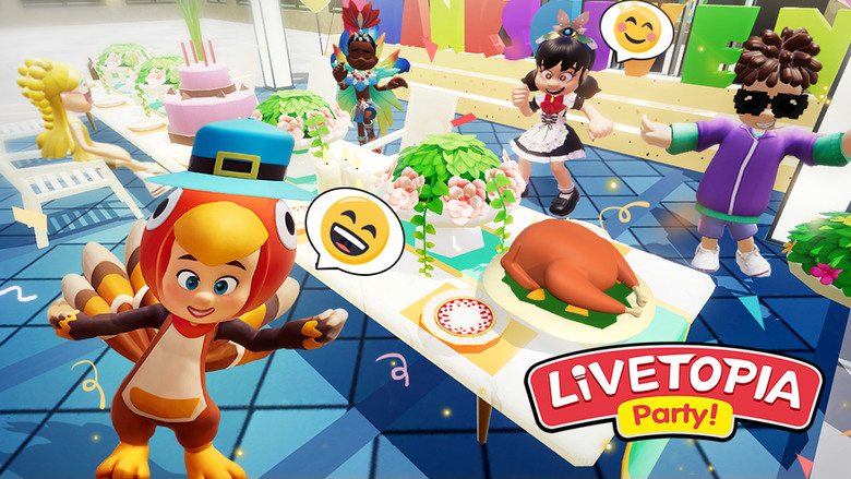 《Livetopia: Party!》 1月21日 全球發佈 探索自由世界 社交派對 生活模擬器 | 隨意而行 演繹自由之城 快樂連機 匯聚全球好友 百變造型 DIY理想生活 口袋寵物 展開異次元探險