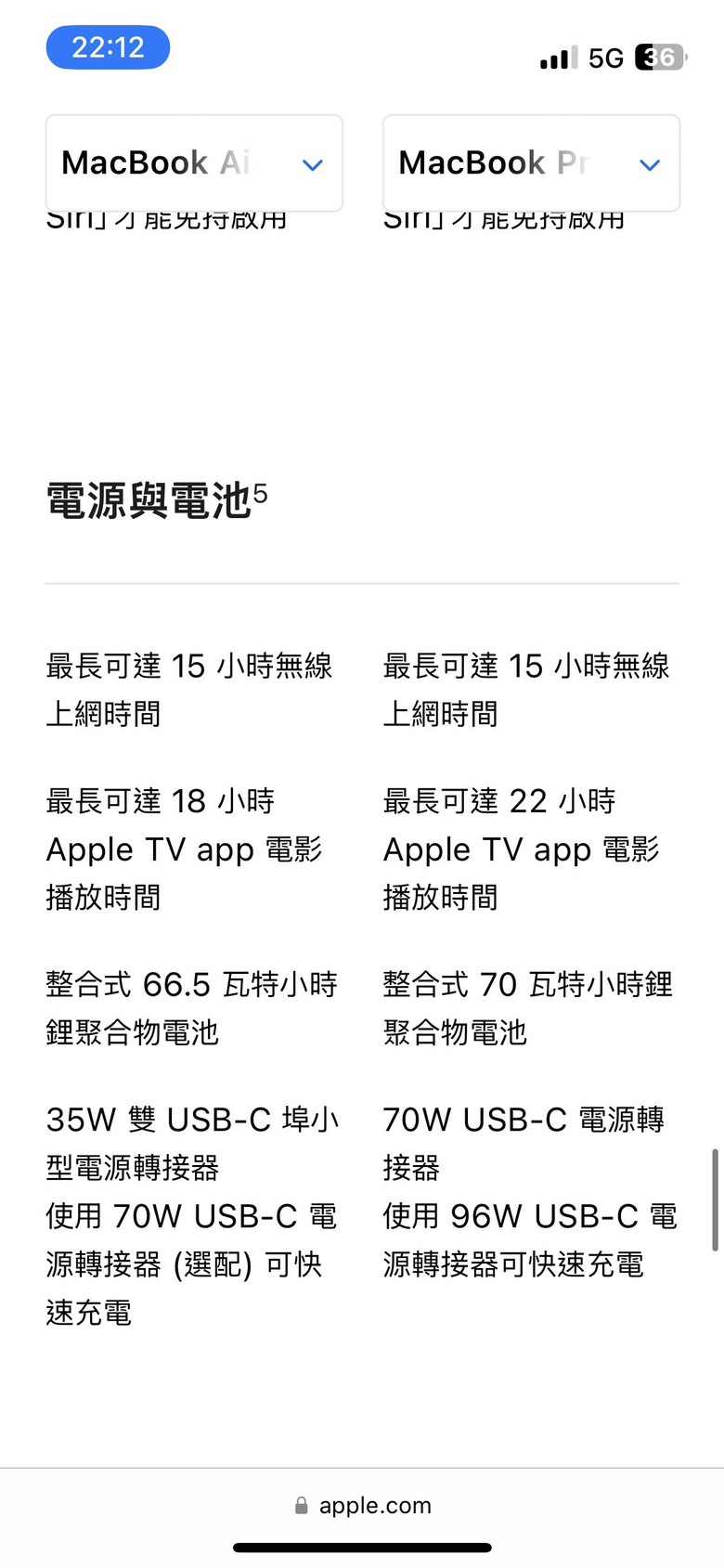 MacBook Air 與pro二台選手，再高階口袋不深😂