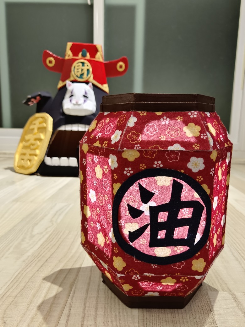 紙箱DIY-無臉貓財神貓窩