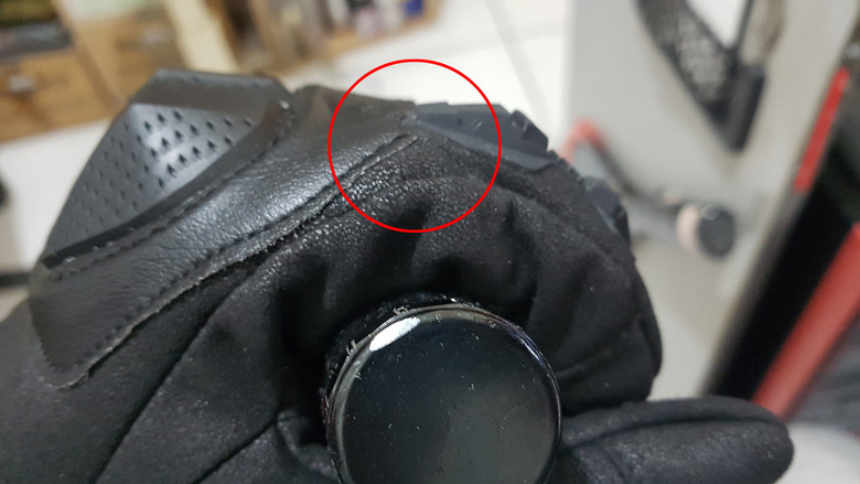 添購老貓GM-103機械手全皮防水長手套...