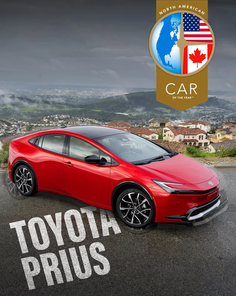 豐田時隔20年再摘桂冠！第五代Toyota Prius奪下2024北美年度風雲車大獎