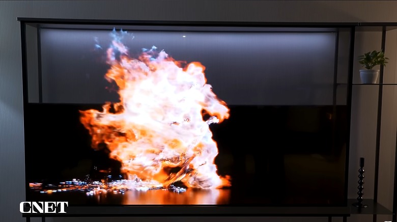 CES 2024展前三星跟LG透明OLED
