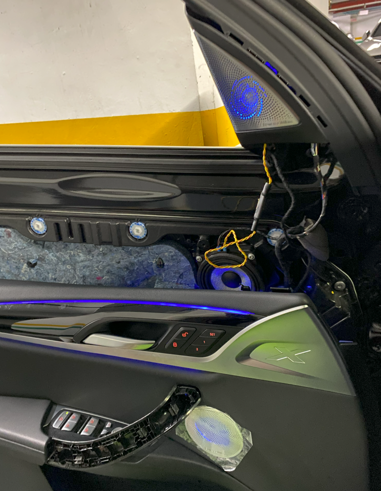 DIY - Carplay 喇叭發光罩 水晶套件
