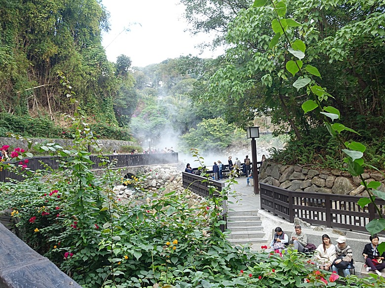 北投溫泉博物館、梅亭旅客服務中心、北投公民會館、普濟寺、地熱谷、凱達格蘭文化館、北投公園、北投圖書館、前日軍衛戍醫院北投分院 — 北投公園週邊冬季散策