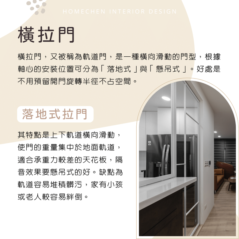 【裝修知識分享】取代傳統輕隔間!4種隔間門比一比