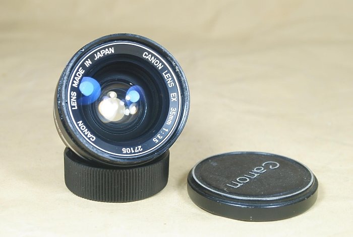 CANON EX 35mm 1:3.5 手動鏡 for EX AUTO.