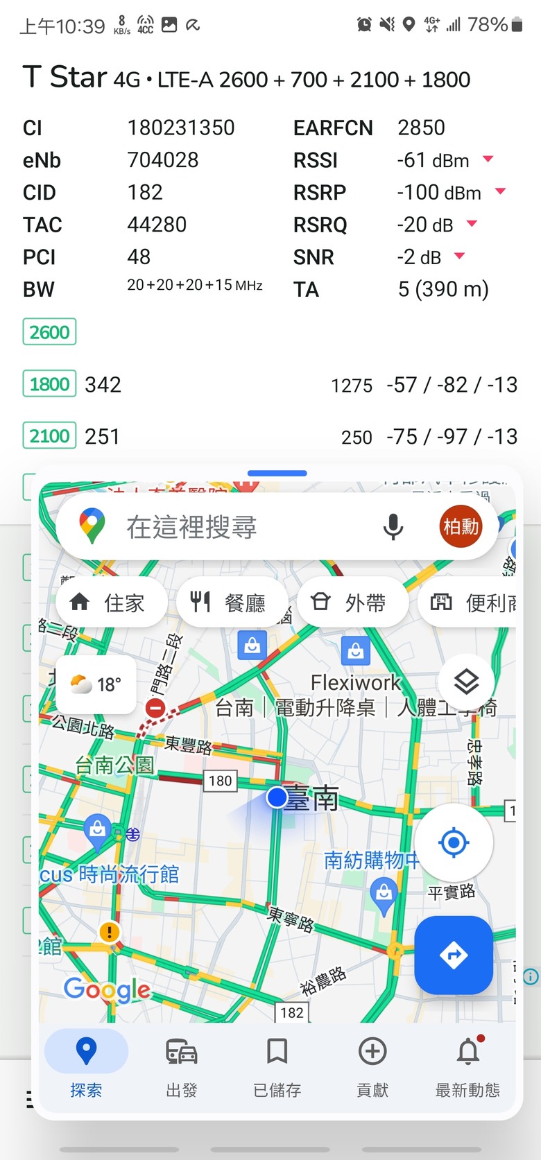 原台星台南市區吃上台哥大網路了