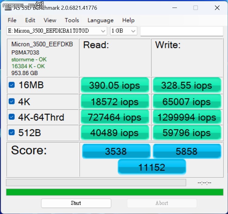 美光 Micron 3500 SSD 固態硬碟開箱實測 以專業加速設計提供更高主機／筆電效能提升