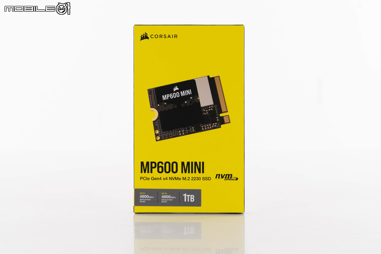 CORSAIR MP600 MINI SSD 固態硬碟開箱實測 讓 PC 遊戲掌機容量再加倍！