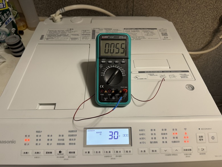 國際牌 Panasonic NA-LX128B 滾筒洗脫烘 烘衣溫度實測