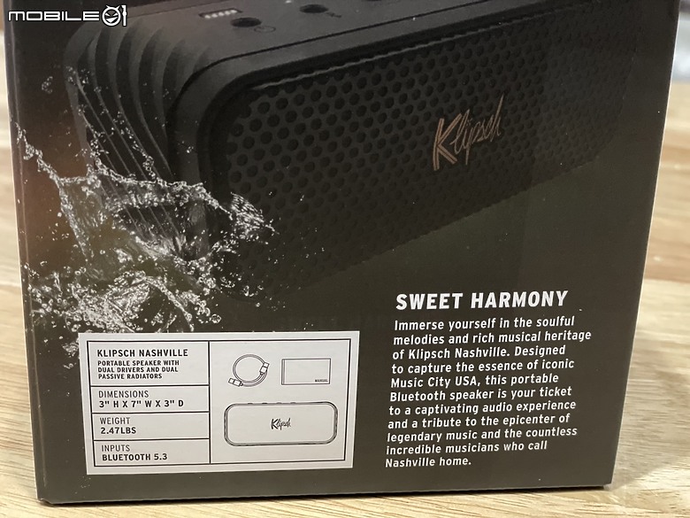 點我看大圖 【小惡魔金龍踏春】Klipsch 古力奇 Klipsch Nashville Music City 攜帶喇叭開箱:24小時連續播放好音樂不中斷 I 高顏質經典設計I 防水防塵IP67戶外使用更安心