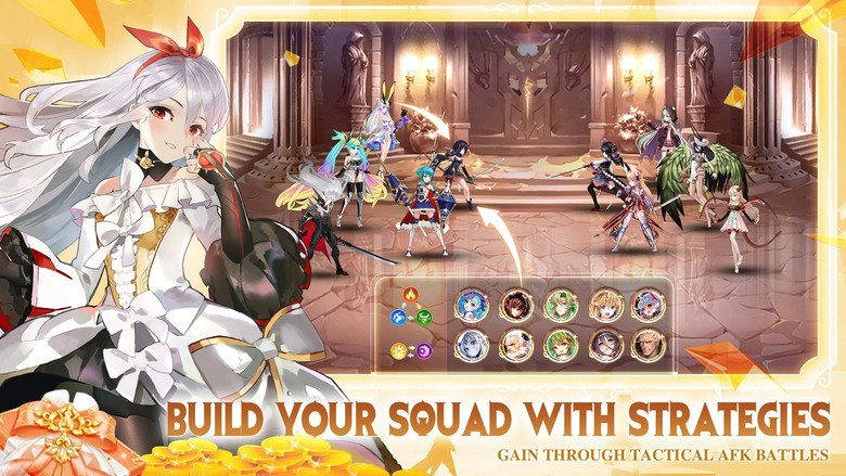 《Girls' Connect: Idle RPG》 少女連結 放置動漫幻想 JRPG 日系美少女放置卡牌 | 禮包碼:XCUPOA | 培養70+個性十足的女主 打造最強少女軍團 踏上冒險之旅