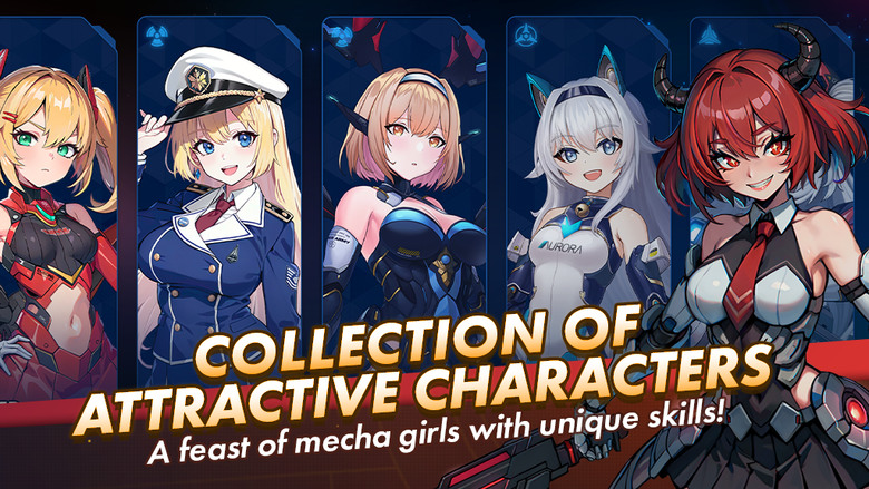 《梅卡女孩倖存者》 Mecha Girls Survivor 韓國機甲美少女 肉鴿生存射擊割草 | 科幻宇宙 神秘外星題材 收集解鎖美少女 技能、裝備 技能強化 BUFF 直接掉落 省下選技能的時間