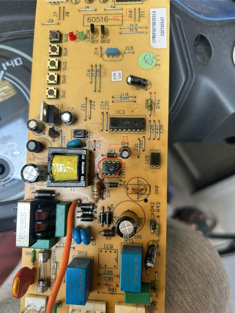 SAMPO SR-L58D主板維修