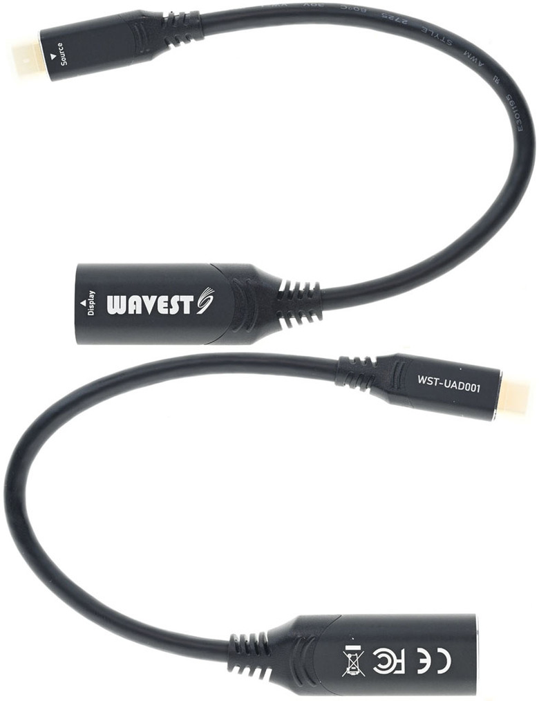點我看大圖 威世波 WaveSplitter 主動式USB Type-C to HDMI 8K60Hz HDR轉接器開箱