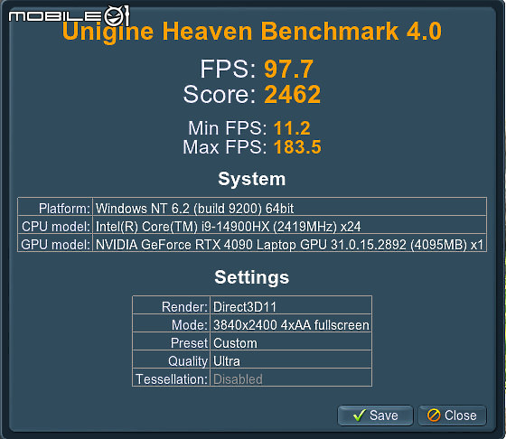 MSI Raider GE68 HX 14V 測試報告|以準旗艦姿態展現巔峰電競效能