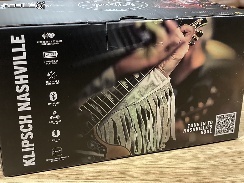 點我看大圖 【小惡魔金龍踏春】Klipsch 古力奇 Klipsch Nashville Music City 攜帶喇叭開箱:24小時連續播放好音樂不中斷 I 高顏質經典設計I 防水防塵IP67戶外使用更安心