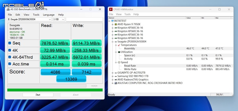 點我看大圖 Seagate FireCuda 540 PCIe Gen 5 SSD 開箱實測 以高生涯寫入壽命為主打的高速儲存選擇