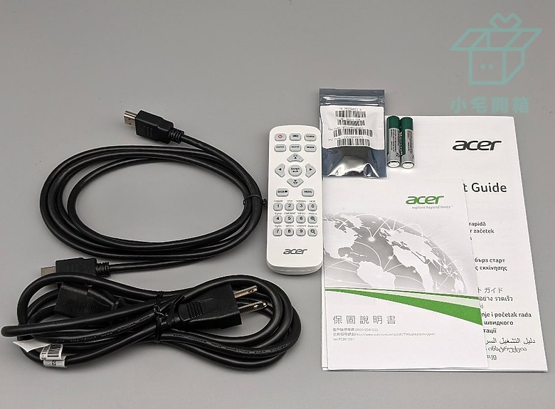 【小宅開箱】居家辦公都適用 極簡風投影機 Acer X1528Ki