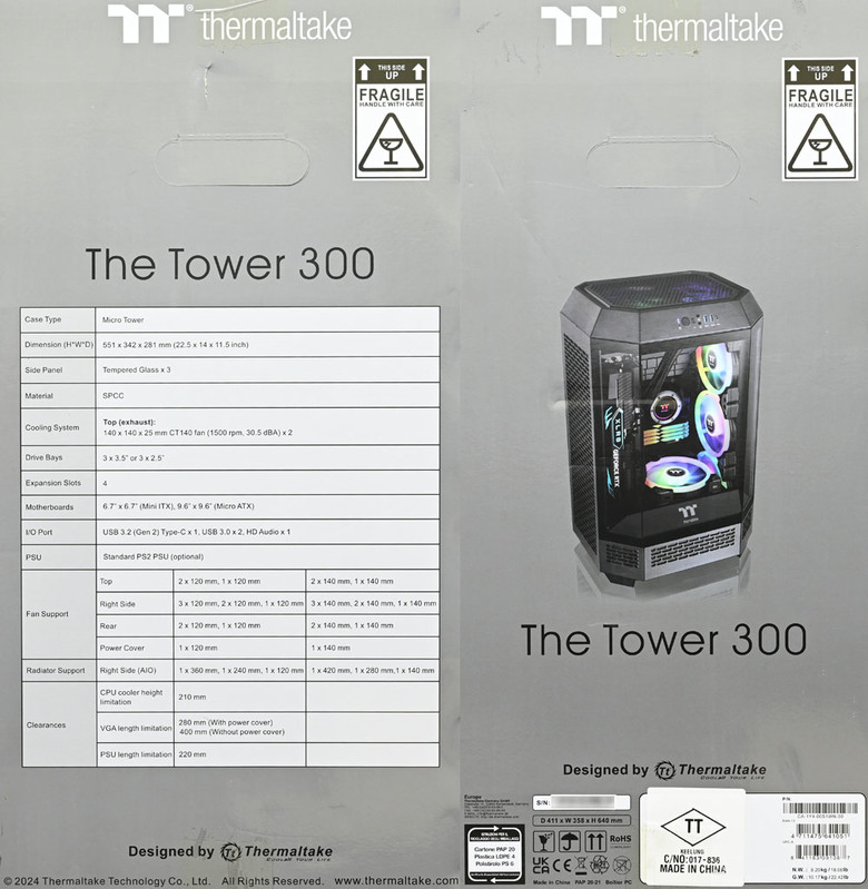 Thermaltake The Tower 300 機殼開箱