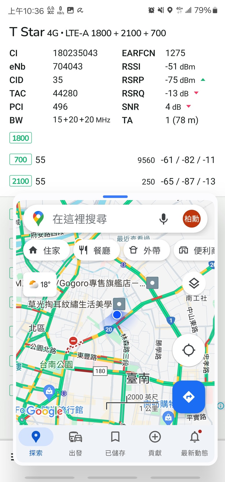 原台星台南市區吃上台哥大網路了