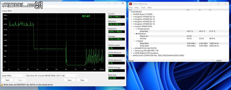 CORSAIR MP600 MINI SSD 固態硬碟開箱實測 讓 PC 遊戲掌機容量再加倍！