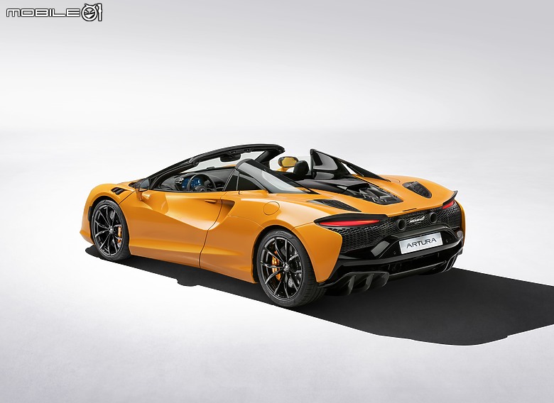 【國內開放接單】McLaren追加發表Artura Spider敞篷車型，新年式動力同步提升至700匹！