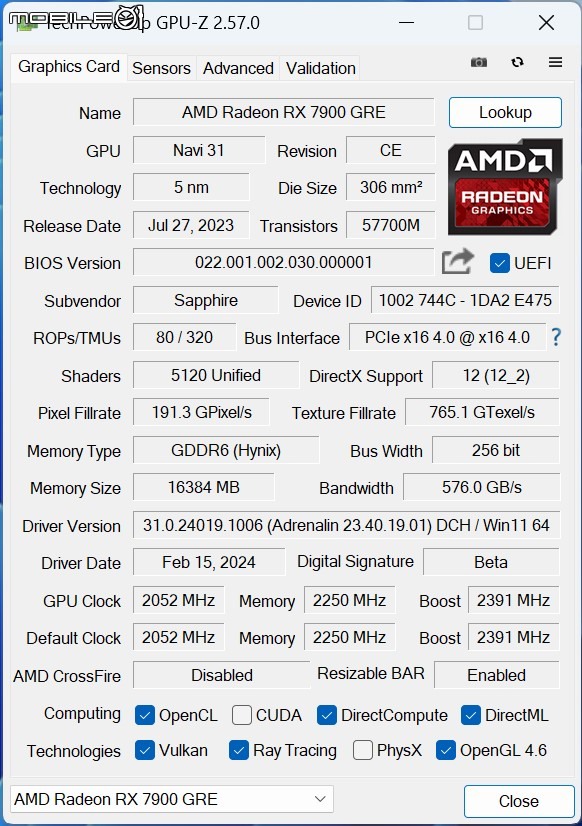 AMD Radeon RX 7900 GRE 顯示卡開箱實測 以大砍價策略降維打擊 1440p 價格帶對手