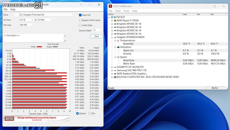 點我看大圖 Seagate FireCuda 540 PCIe Gen 5 SSD 開箱實測 以高生涯寫入壽命為主打的高速儲存選擇