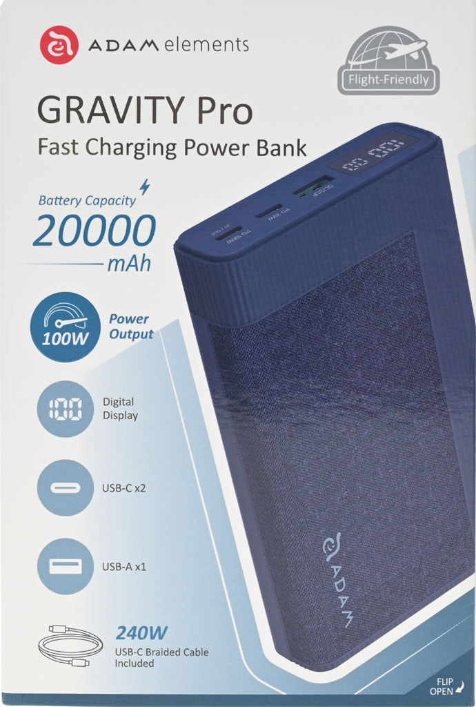 亞果元素 GRAVITY Pro 100W 極速快充行動電源開箱