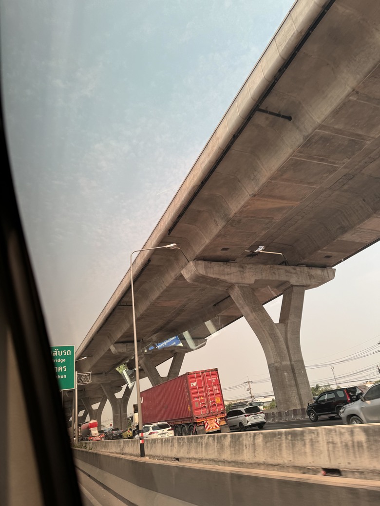 台灣高速公路中間做高架雙層高速公路行得通嗎？