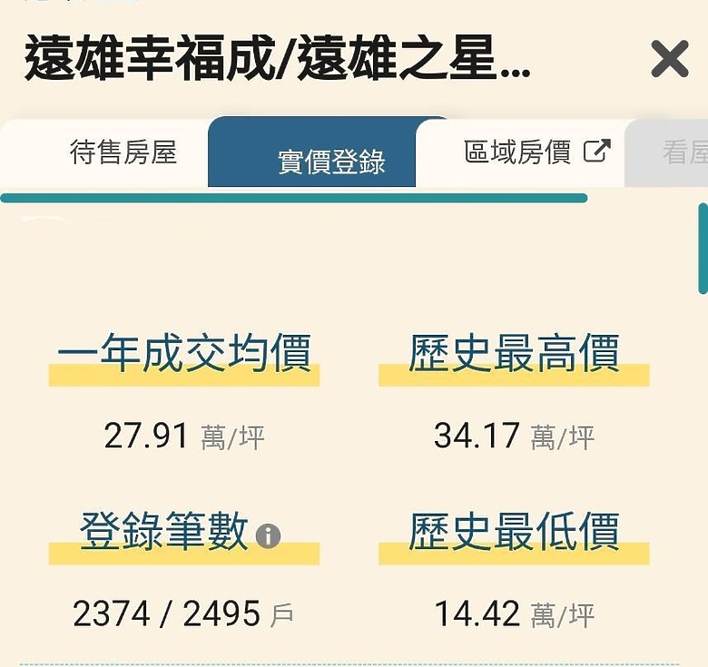 遠雄星呈
