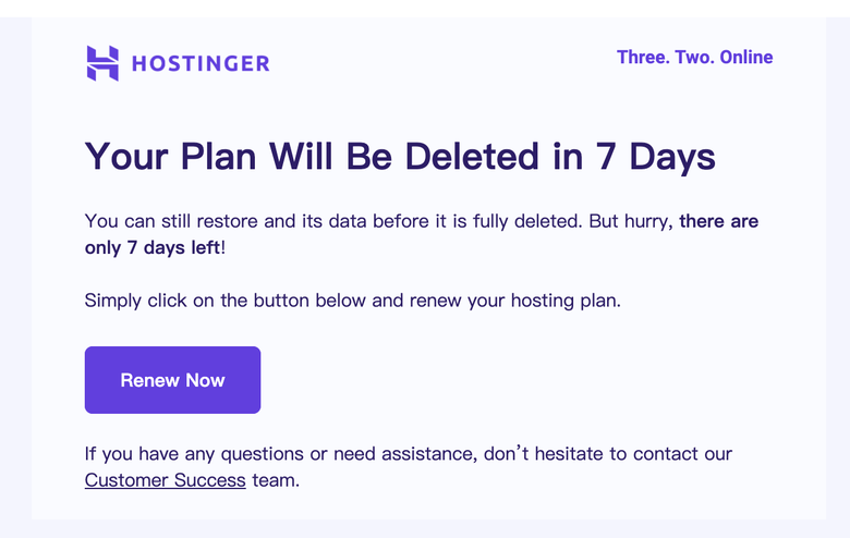 Hostinger 勸退文 - 檔案遺失風險