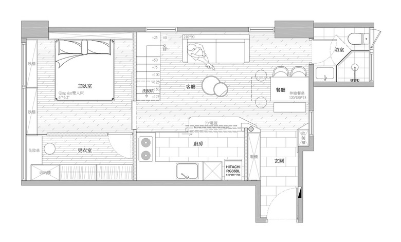 鈊沐室內設計Ｘ< 二十年房老屋翻新 > 節省費用與收納空間活用平衡：小空間的立體運用，工程執行狀況分享～