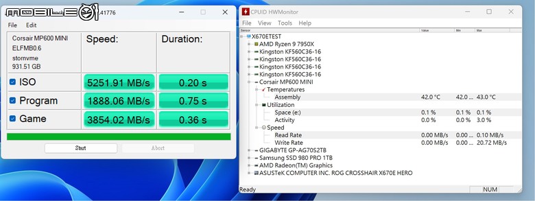 CORSAIR MP600 MINI SSD 固態硬碟開箱實測 讓 PC 遊戲掌機容量再加倍！