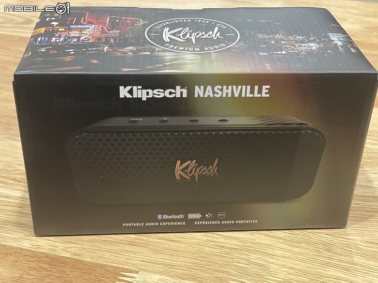 點我看大圖 【小惡魔金龍踏春】Klipsch 古力奇 Klipsch Nashville Music City 攜帶喇叭開箱:24小時連續播放好音樂不中斷 I 高顏質經典設計I 防水防塵IP67戶外使用更安心