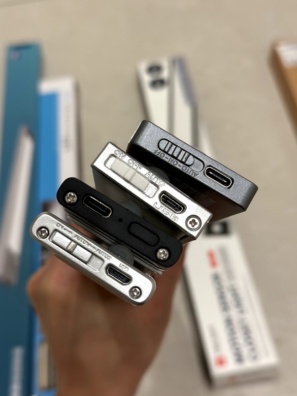 四款輕薄型充電式LED感應燈比較心得分享